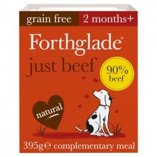 Forthglade Just Beef Grain Free Wet Dog Food 395g