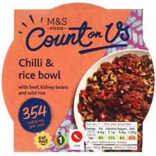 Marks and Spencer Balanced for You Chilli and Rice Bowl 300g