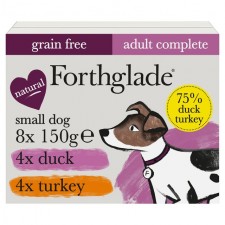 Forthglade Grain Free Adult Duck and Turkey Small Dog Wet Food 8 x 150g