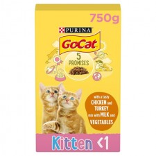 Go-Cat Kitten Food Chicken Milk and Veg 750g