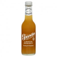 Gusto Organic Lemon Energy Drink 250ml