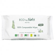 Naty Eco Baby Wipes with Aloe Vera 56 per pack