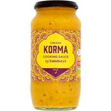 Sainsburys Korma Cooking Sauce 500g