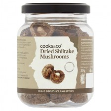 Cooks and Co Dried Shiitake Mushrooms 30g