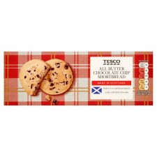 Tesco Chocolate Chip Shortbread Rounds 120G