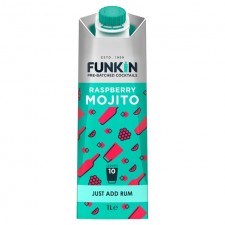 Funkin Raspberry Mojito Cocktail Mixer 1L