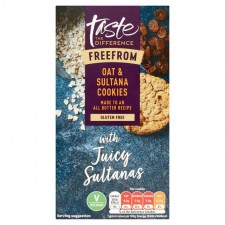 Sainsburys Taste the Difference Free From Oat and Sultana Cookies 150g