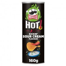 Pringles Hot Kickin Sour Cream Medium 160g