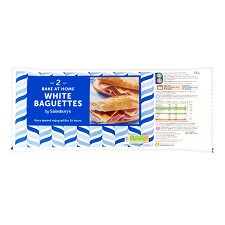 Sainsburys Home Bake Baguettes White 2 Pack