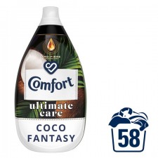 Comfort Ultimate Care Coco Fantasy Fabric Conditioner 58 Wash 870ml