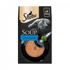 Sheba Soup Pouches Tuna 4X40g