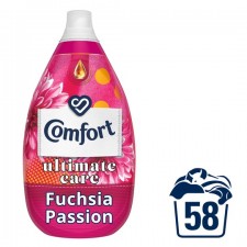 Comfort Ultimate Care Fuchsia Passion Fabric Conditioner 58 Wash 870ml