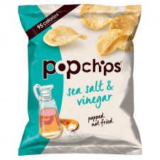 Popchips Salt and Vinegar Popped Potato Chips 23g