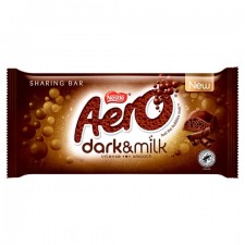Aero Dark and Milk Chocolate 90g Sharing Bar