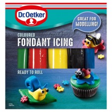 Dr Oetker Coloured Icing 5 x 100g