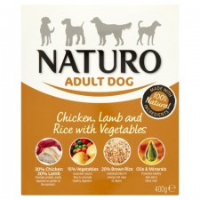 Naturo Adult Dog Chicken Lamb And Rice With Vegetable 400G