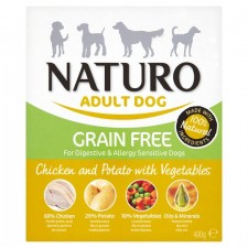 Naturo Grain Free Adult Dog Chicken Potato and Vegetable 400G