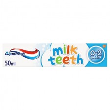 Aquafresh Milk Teeth Toothpaste 0-2 years 50ml