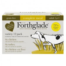 Forthglade Grain Free Adult Poultry Wet Dog Food 12 x 395g