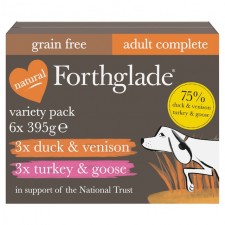 Forthglade Gourmet Grain Free Variety Wet Dog Food 6 x 395g