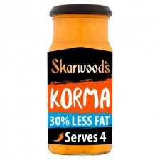 Sharwoods Korma 30% Less Fat Cooking Sauce 420G