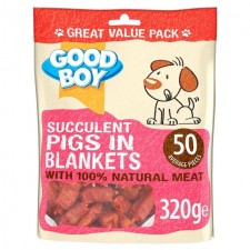 Good Boy Pigs in Blankets Dog Treats 320g