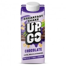 Up and Go Chocolate Breakfast Drink with Oats 330ml