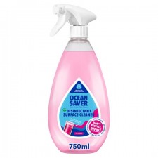 Oceansaver Disinfectant Surface Cleaner Pink Grapefruit 750Ml
