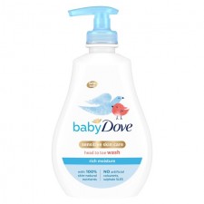 Baby Dove Rich Moisture Sensitive Skin Care Head To Toe Wash 400ml