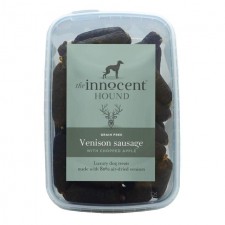 The Innocent Hound Dog Treats Venison Sausage with Chopped Apple 600g