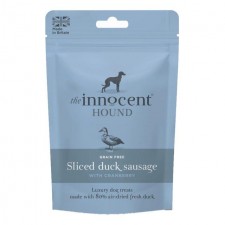 The Innocent Hound Dog Treats Sliced Duck Sausage with Cranberry 70g