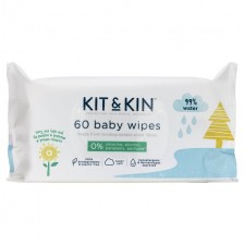 Kit and Kin Biodegradable Baby Wipes 60 per pack