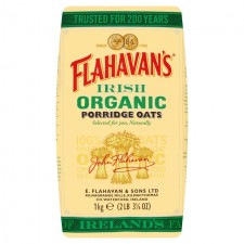 Flahavans Organic Porridge Oats 1Kg
