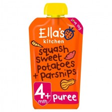 Ellas Kitchen Organic Squash Sweet Potatoes and Parsnips 120g