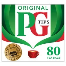 PG Tips Tea Pyramid 80 Teabags