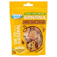 Good Boy Oh So Natural Air Dried Banana and Chicken Dog Treats 85g