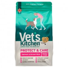 Vets Kitchen Dry Senior Dog Food Salmon And Rice 3Kg