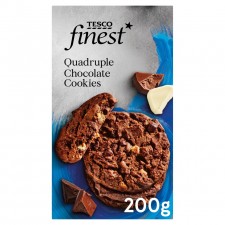Tesco Finest Quadruple Chocolate Cookie 200G