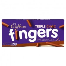 Cadbury Fabulous Fingers Triple Choc 110g 