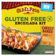 Old El Paso Gluten Free Cheesy Baked Enchilada Dinner Kit 518g