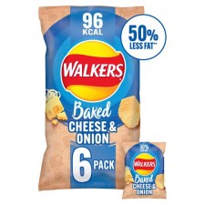 Walkers Baked Cheese and Onion 6 pack