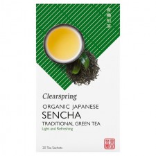 Clearspring Organic Japanese Sencha Green Teabags 20 per pack