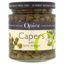 Opies Organic Capers in Spirit Vinegar 180g