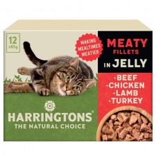 Harringtons Adult Wet Cat Food Meat in Jelly Multipack 12 x 85g