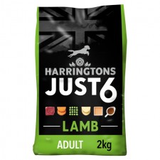 Harringtons Just 6 Lamb and Pea Dry Dog Food 2kg
