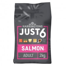 Harringtons Just 6 Salmon and Sweet Potato Dry Dog Food 2kg