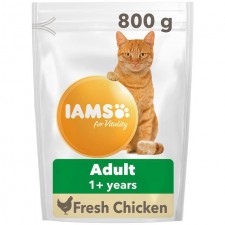 Iams Adult Dry Cat Food Chicken 800g