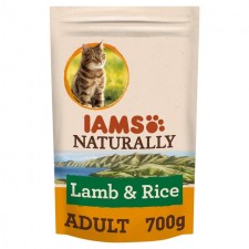 Iams Naturally Adult Cat with New Zealand Lamb And Rice 700g