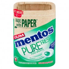 Mentos Gum Pure Fresh Spearmint Chewing Gum 50 Pieces