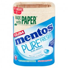 Mentos Gum Pure Fresh Freshmint Chewing Gum 50 Pieces
